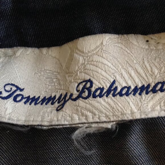 Tommy Bahama smock top/Tunic; "M/L" Blue, Lightweight, Chic over tights - dress! - Picture 3 of 3